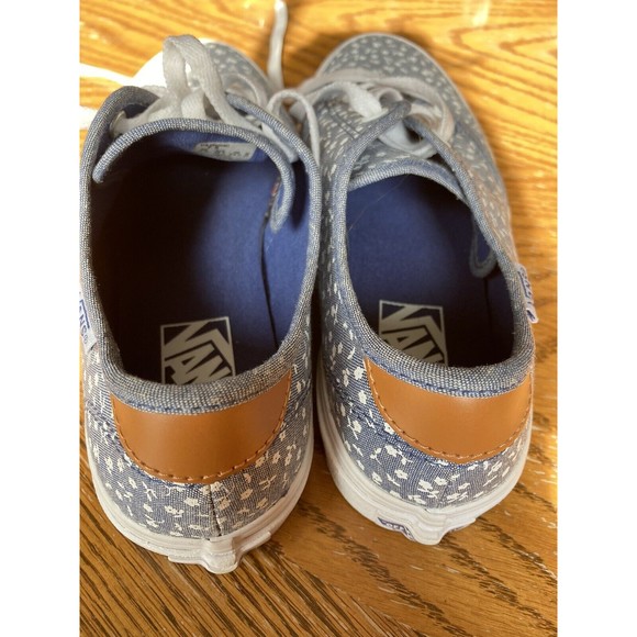 Vans Woman's Size 7.5 Canvas Floral Print Sneaker Shoe Low Top Lace Ups - Picture 5 of 11